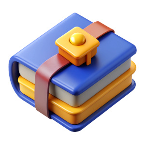 school readiness, 3d icon, book