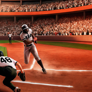 Cordarrelle Patterson, wearing the jersey of the Oakland Raiders, races on a baseball diamond, avoiding the tackles of the New York Jets players. The stands filled with a vibrant crowd of supporters.