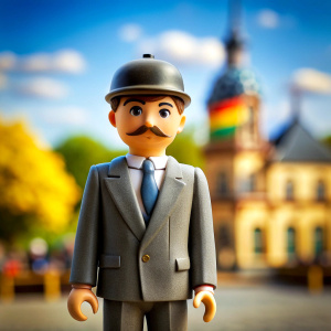 Thomas mann German writer as a playmobil