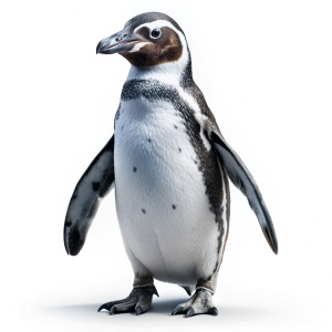 Madagascar Penguin Private on white background