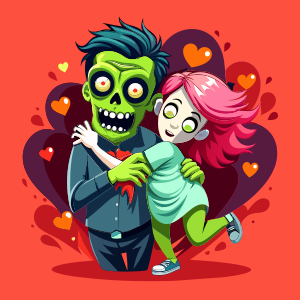 love zombies scary 