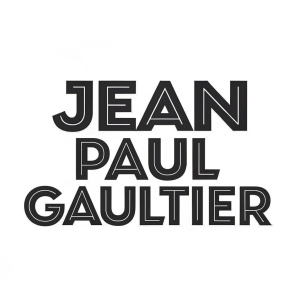 Jean Paul Gaultier's logo in sleek, modern design. Black font with subtle textures on white background.