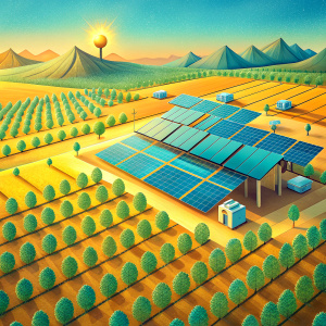 Solar energy farm