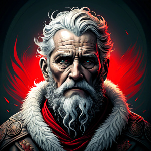 god odin perfect realistic art, high-definition, high-definition grey and black, white background 