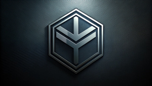 Minimalist logo with a reference to the "ARMED FORCES", perfect lines