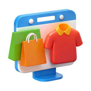 ecommerce website, png, no background