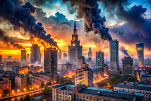 Apocalypse. Burning city, abstract vision.Photo manipulation

abstract, apocalypse, architecture, buildings, burning, capital, center, city, cityscape, downtown, europe, explosion, exterior, fire, flaming, high, highlighted, illuminated, landmarks, lights, manipulation, metropolis, office, panorama, photo, poland, polish, skyline, skyscrapers, smoke, street, tower, town, twilight, urban, view, vision, warsaw, warszawa, burning buildings, photo manipulation, abstract vision, burning city 

