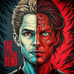 
A stunning, high-contrast design featuring a person's face being slowly overtaken by a duplicate, emotionless visage. The original face is faded, while the duplicate is bold and menacing, with an unblinking stare. The tagline "They're among us" is emblazoned in bold, red letters, adding to the sense of unease.
