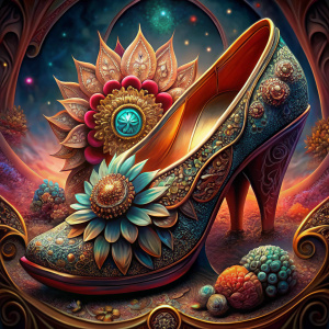 

generate one beautiful pair of shoes