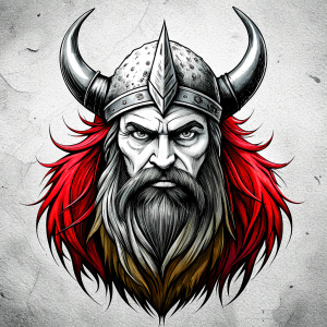 viking perfect realistic art, high-definition, high-definition grey and black, white background 