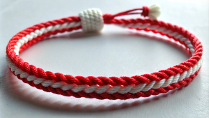 In Greece, March 18th is celebrated with Martis, a tradition where people wear red and white bracelets made of thread for good luck and protection from evil spirits. It symbolizes the transition from winter to spring and the renewal of life.