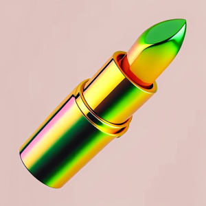 3d plastic lipstick