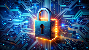 cyber Padlock circuit board security