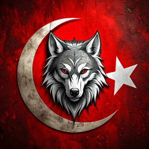 Ottoman flag wolf