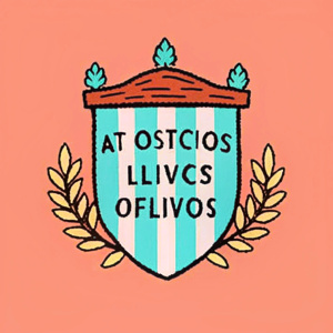 Crea un escudo con los colores del verde olivo, y que dentro del escudo diga “ATLETICO LOS OLIVOS”