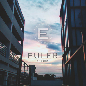 Euler Studio's logo redesign. The sleek, modern 'E' emblem against a gradient sky backdrop.