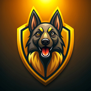 German Shepherd logo design