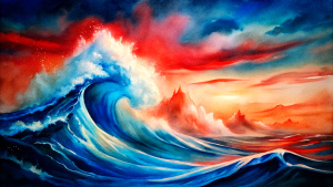 wave on the sea