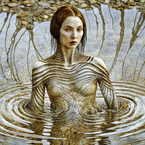 фото женщины в воде,  автор Роберт Мэпплторп, tumblr,    утренняя детализация, Адриан Борда, наполнение водой, позирование в профиль, позирование с руками