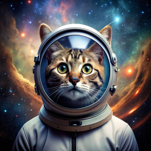 astronaut cat