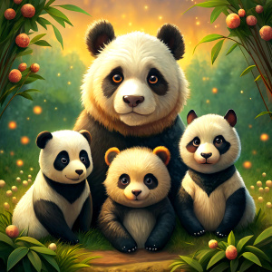 pandabear family