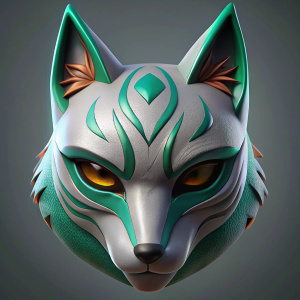 fortnite design kitsune mask 