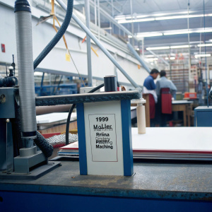 For sale: 1999 MÜLLER MARTINI PRIMA Bindery and Finishing Machine. In a busy workshop. Contact details provided. Photo shows machine in operation.