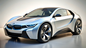 One supercar, new concept, Racing, side view, BMW, SUV