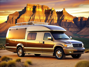 Luxurious camper car