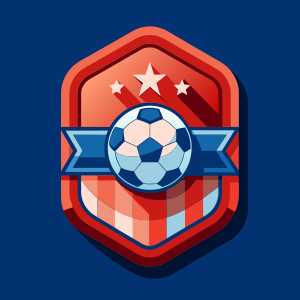 soccer join icon, vector style, solid colour background, vector style