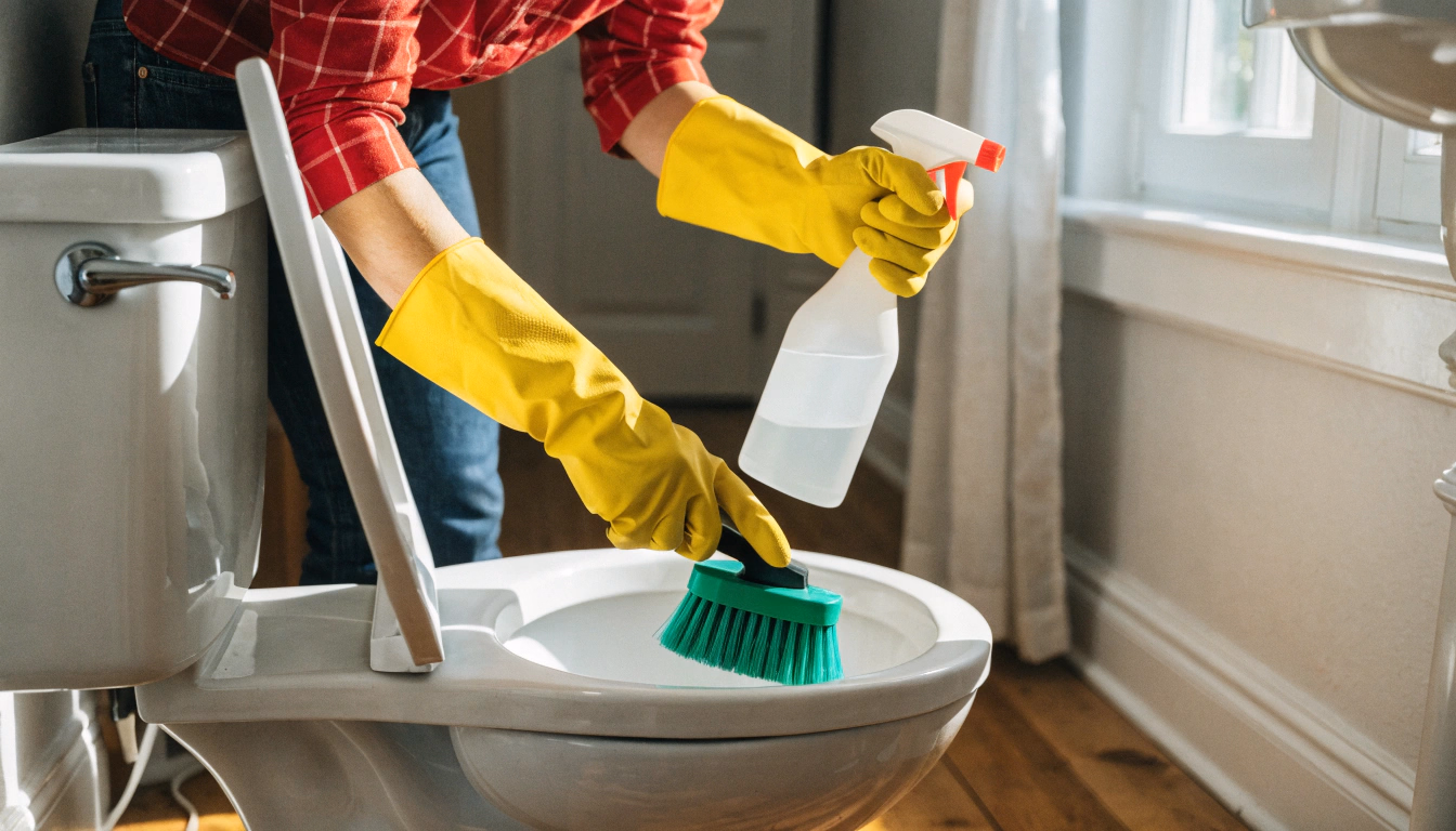 Clean the toilet