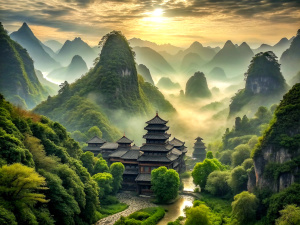 Chinese coming landscape