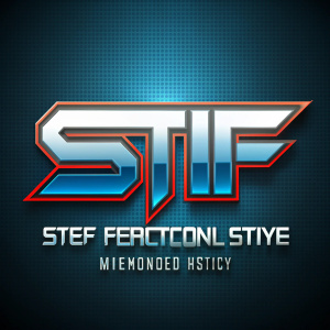 logo "STiF", hard electronic music style