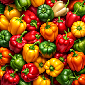 many pepper background