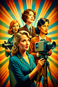 media women with cameras