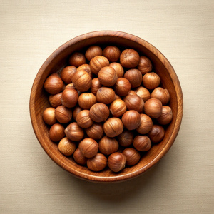 hazelnut in bowl