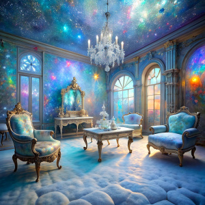 ultra  iridescence glam shine Glitz Sequin made of glass romantic room in ice cube flowers flowers print  room made of glass ultra heavy snowy room antique furniture frozen  ultra iridescence   intense frozen heavy snowy ultra sagging room colorful furniture frozen in ice molds 
 masterpiece  dreamland PRISM Effect antique furnitures a lot of snows  ultra intense crystal effect ultra glitter Photoshop Photo Manipulation