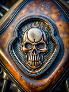 harley davitson logo bacground motorcycle, skull .