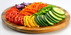 cut vegetables