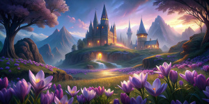 Spring, hogwarts, crocuses, saffron