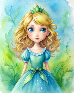 illustration, little princess