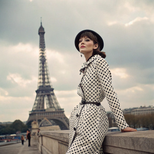 In the heart of Paris, Anna Karina's timeless fashion emerges from vintage French cinema, blending retro charm with chic Parisian elegance. Her outfits, particularly the classic polka dot prints, evoke a dreamy, storytelling allure that captivates fashion enthusiasts and art lovers alike.