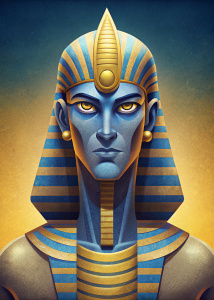 Ramesses, pharoah half-body 