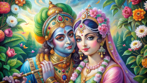 Small age Radhe Krishna romantic photo ❤️