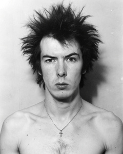 Young Sid Vicious prison mugshot, shirtless