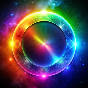 a colorful circle