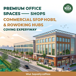 Discover Noida Expressway's premium office spaces, bustling commercial shops, and vibrant co-working hubs. Visit us online or call for details.