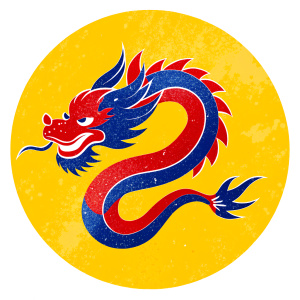 red dragon icon for videogame