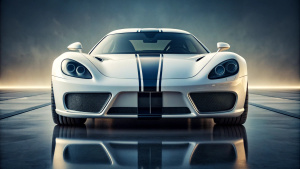 One supercar Koenigsegg, Racing, Rearview