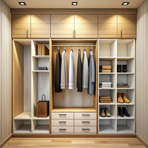 the design of the wardrobe,
dimensions: length 3560 mm. height 2350 mm, depth 900 without doors